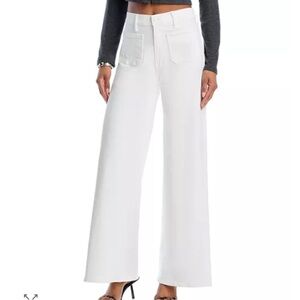 MOTHER High Rise Patch Pocket Wide Leg Jeans in Fairest of Them All